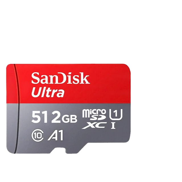 بطاقة ذاكرة Micro SD سعة 64 جيجابايت للمراقبة بالفيديو، بطاقة ذاكرة مرور 128 جيجابايت 256 جيجابايت بحد أقصى 512 جيجابايت 1 تيرابايت لهواتف DJI درونات للسيارة