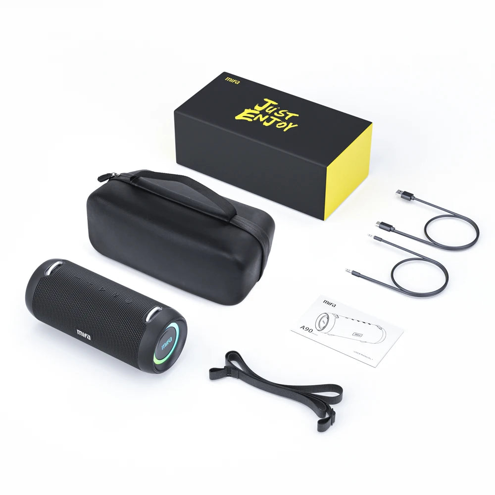 Mifa A90 Bluetooth Speaker 60W Output Power Bluetooth Speaker with Class D Amplifier Excellent Bass Performance Camping Speaker
