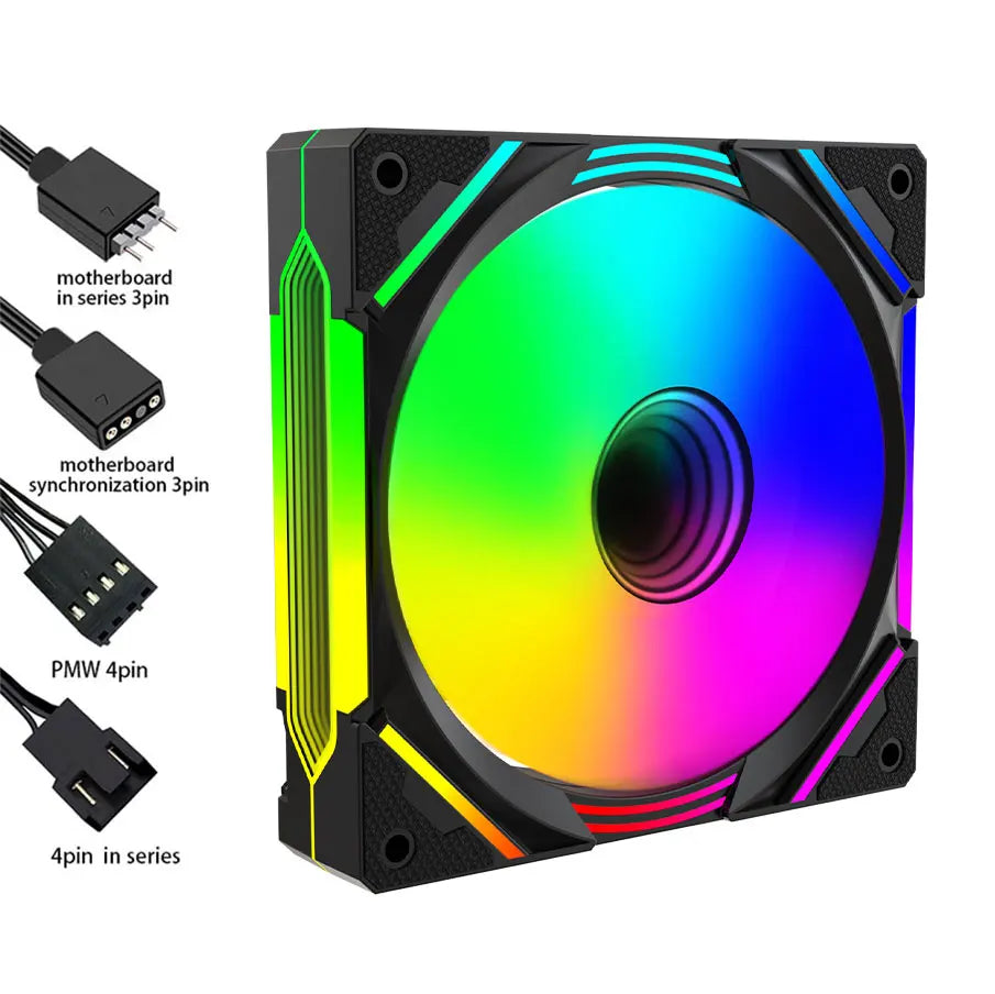 Lovingcool Best Selling OEM 120mm Argb Cooling Fan Gaming PC Case Cpu Cooler Fan ARGB SYNC Fan Controller PC for Desktop PC