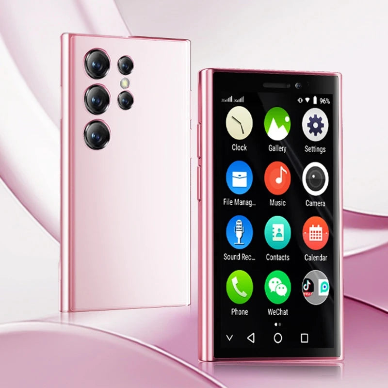 هاتف SOYES S24 Pro صغير الحجم الأكثر مبيعاً 2 جيجابايت + 16 جيجابايت 3.0 بوصة 900 مللي أمبير بطاقة SIM مزدوجة 3G أصغر هاتف ذكي صغير