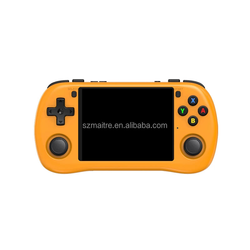 X35H Powkiddy Handheld Video Game Console 3.5 Inch HD Screen Mini Retro Video Games Console Linux System Classic Game Player