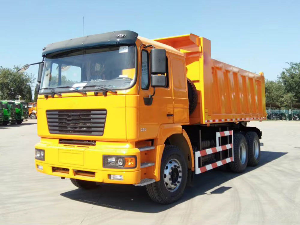 شاحنة قلابة SHACMAN F3000 بـ 12 عجلة صغيرة للخدمة الشاقة للبناء الحضري بقوة 290 حصان قلاب قيادة يمنى انبعاثات يورو 2 ديزل دفع 6x4 جديدة