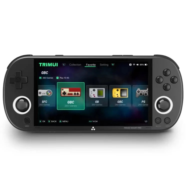 Trimui Smart Pro 4.96 Inch  IPS 1280*720 Screen Handheld Game Console Open Source Pocket 26 Simulators Retro Video Games Console