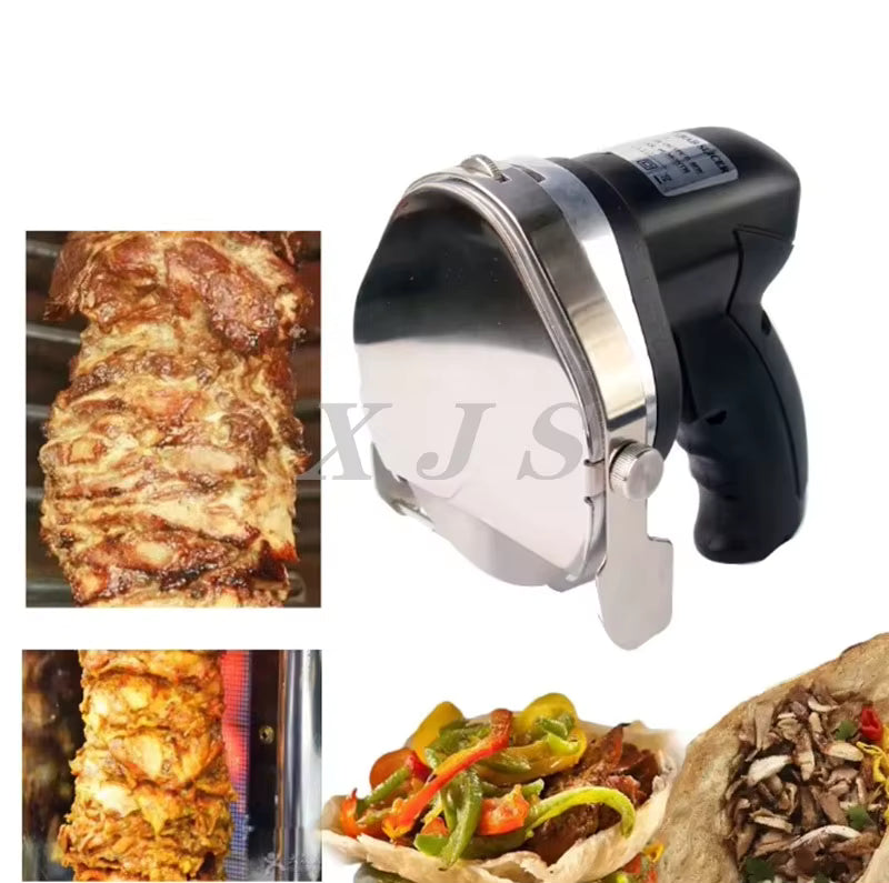سكين شاورما كهربائي لاسلكي لتقطيع اللحم والدونر والكباب