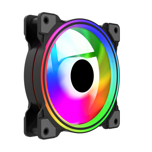 120mm ARGB PWM Cooling Fan for Gaming PC Computer Case with RGB Lights Air Cooler Chassis Quiet Processor Fans 4Pin PC Cooling