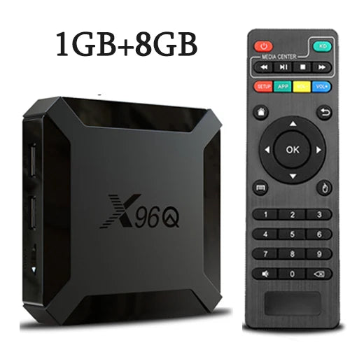 Fast Shipping X96Q Android 10.0 Smart TV BOX 2GB 16GB Allwinner H313 Quad Core 2.4G WIFI 4K Set Top Box 1GB 8GB