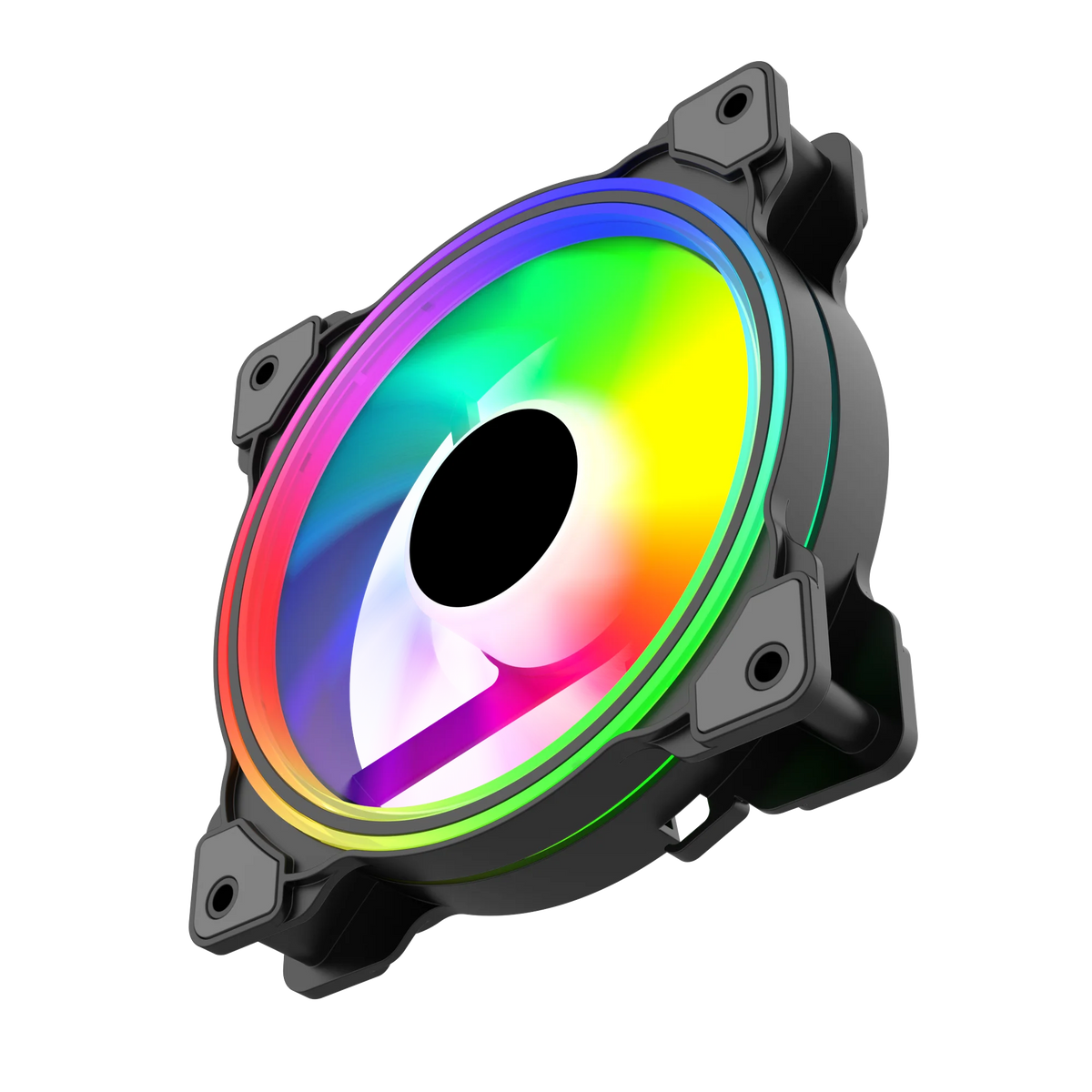 120mm ARGB PWM Cooling Fan for Gaming PC Computer Case with RGB Lights Air Cooler Chassis Quiet Processor Fans 4Pin PC Cooling