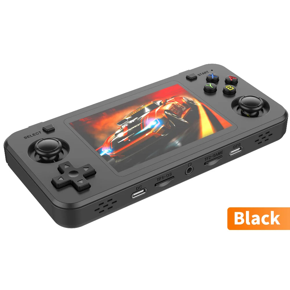 Newest R36H R36S Retro 3.5 Inch IPS Screen Handheld Game Console Open Source Linux System 64GB 13000+ Pocket Video Games Player