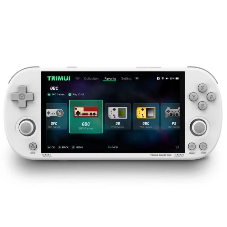 Trimui Smart Pro 4.96 Inch  IPS 1280*720 Screen Handheld Game Console Open Source Pocket 26 Simulators Retro Video Games Console