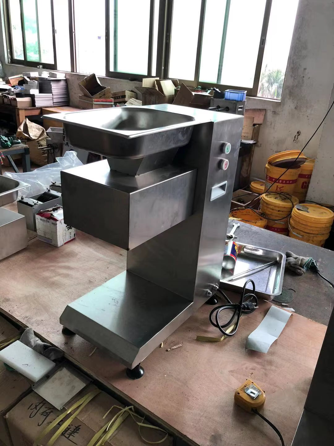 3mm -30mm Stainless Steel Kitchen Processing Equipment Fresh Meat Slicer Cuber Dicers Cutting Machine