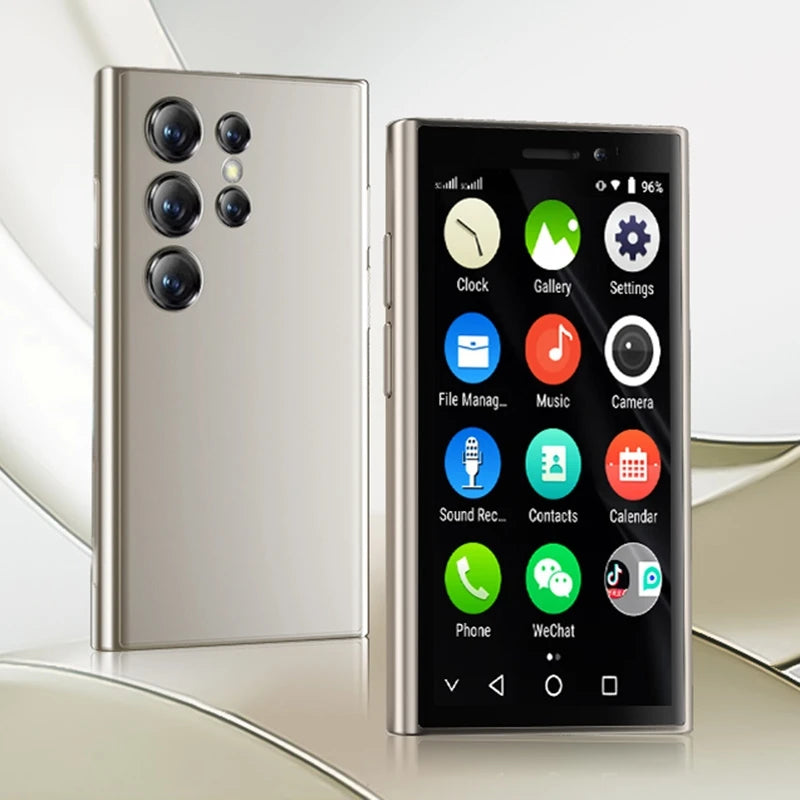 هاتف SOYES S24 Pro صغير الحجم الأكثر مبيعاً 2 جيجابايت + 16 جيجابايت 3.0 بوصة 900 مللي أمبير بطاقة SIM مزدوجة 3G أصغر هاتف ذكي صغير