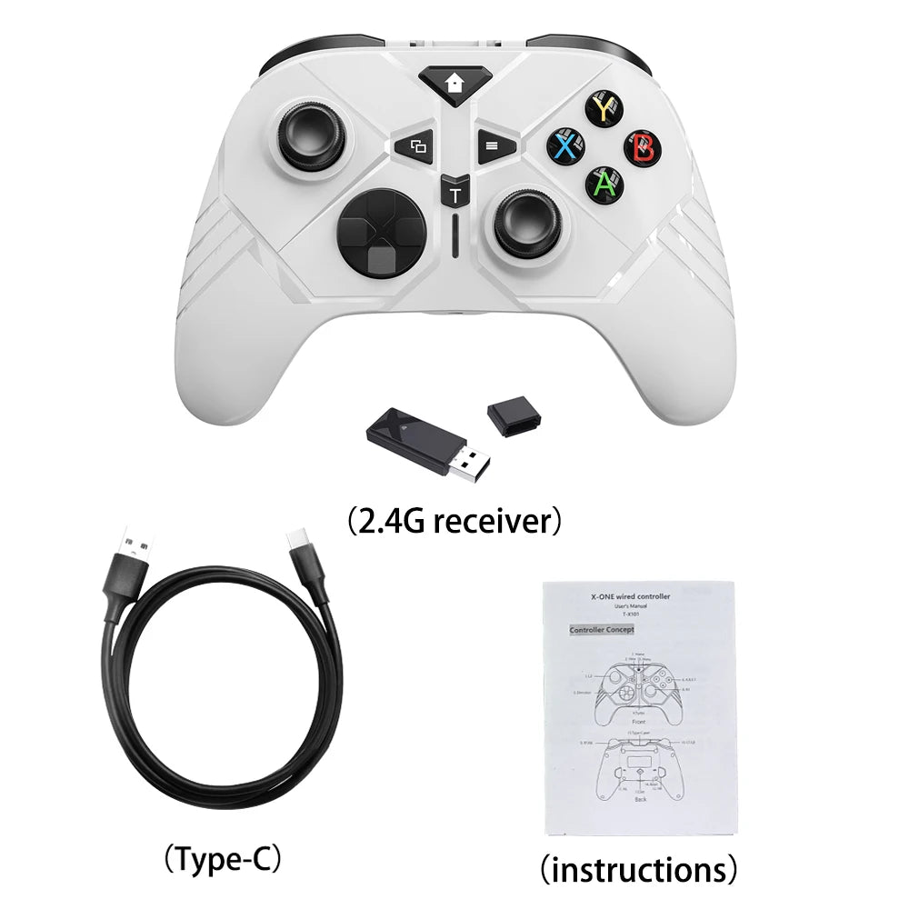 2.4Ghz  Wireless Game Controllers for  Xboxs One/s/x  Android  the Magnet Trigger of Hall Joystick for PC P3 Android IOS