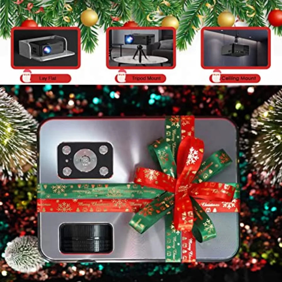 SXZ C9 Mini Portable Movie TFT LCD Home Theater 1920x1080p Android 9 System Projector Supported Compatible With TV Video Games