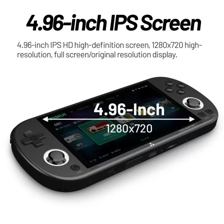 Trimui Smart Pro 4.96 Inch  IPS 1280*720 Screen Handheld Game Console Open Source Pocket 26 Simulators Retro Video Games Console