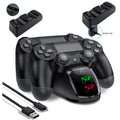 Elegate DualShock Controller Charging Stand for Pro Fast Wired Charging Dock LED Indicator Plastic Build Silk Screen Printed