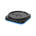 KJH Usb Expansion Ports Stand for Xbox Series X Console Blue Light Stand for 4 Usb Ports HUB for XBOX SX Console Accessories