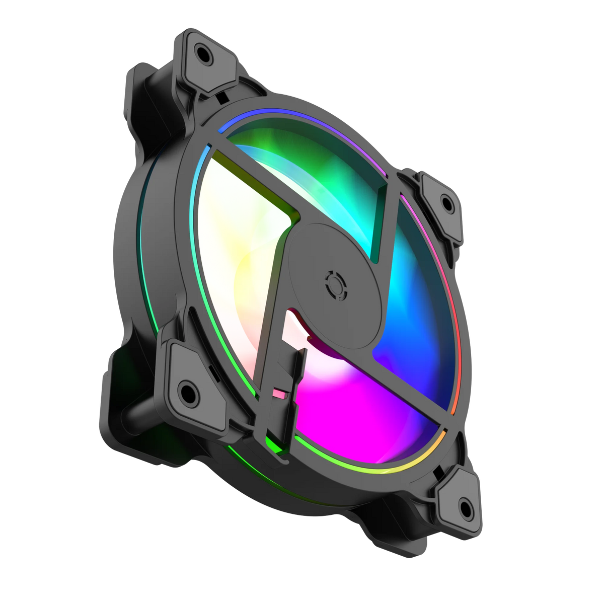 120mm ARGB PWM Cooling Fan for Gaming PC Computer Case with RGB Lights Air Cooler Chassis Quiet Processor Fans 4Pin PC Cooling