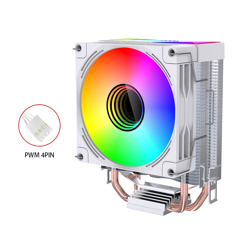 LOVINGCOOL OEM 90mm Gaming PC CPU Air Cooler with 2 Heat Pipe 3Pin CPU Processor Cooling Fan for LGA 1700/1200/115X/1366