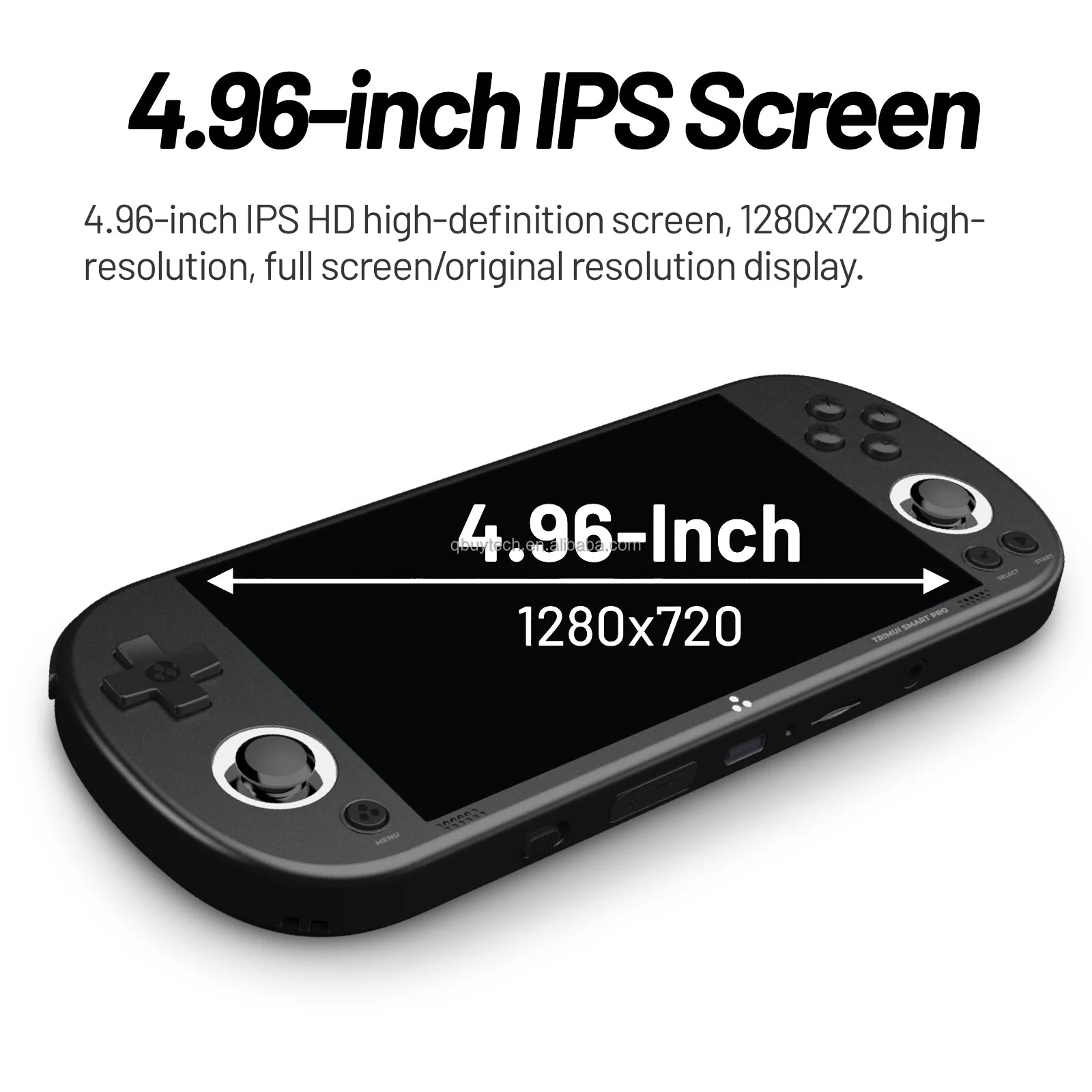 C 64gb 128gb 256gb Trimui Smart Pro 4.96 Inch Screen Open Source Handheld Gaming Console Pocket Retro Video Games Console TRIMUI