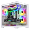 LOVINGCOOL Gaming PC Case Mid Tower With Power Supply ARGB Gamer PC Chassis 2025 Hot Selling Computer Pc Cases Atx Cabinet