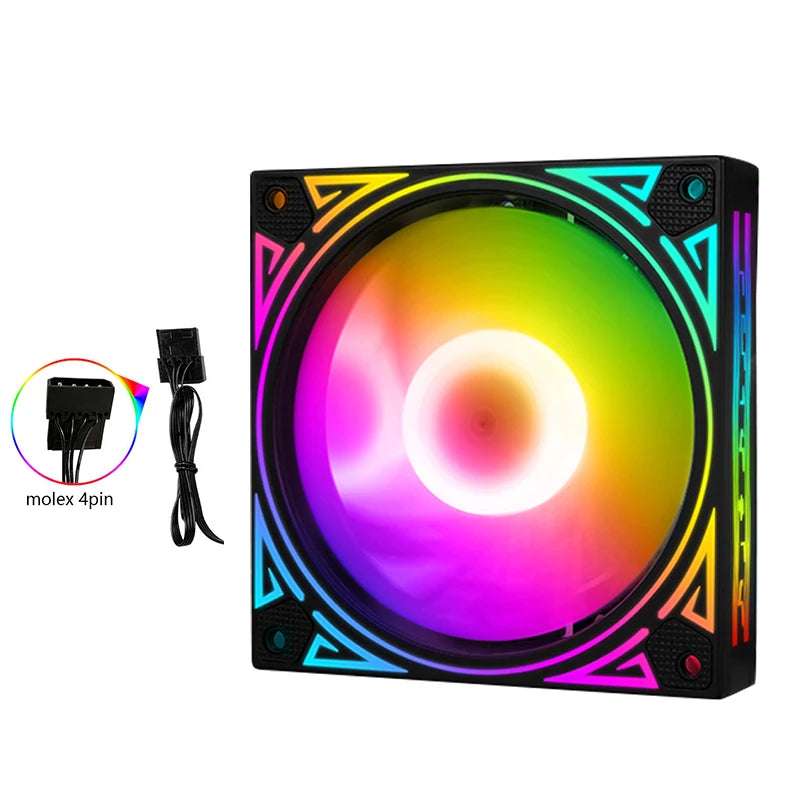 Lovingcool Factory New Style Gaming PC Fan ATX Case RGB Air CPU Cooler 120mm 5V ARGB Computer PC Cooling Fans Kit Support SYNC