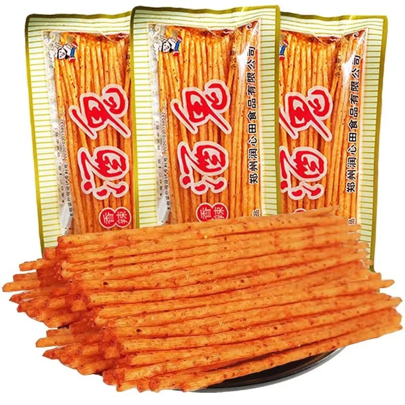 [Lightning Warehouse Exclusive] Childhood Nostalgic Snacks Wholesale 8090 Spicy Strips Mixed Gift Package Full Box of Spicy Snacks