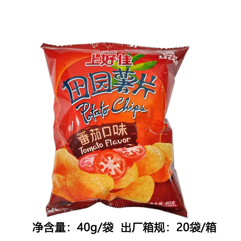 Shanghaojia potato chips, shrimp chips, onion rings, potato chips, potato chips, puffed snacks, snacks, and snack wholesale