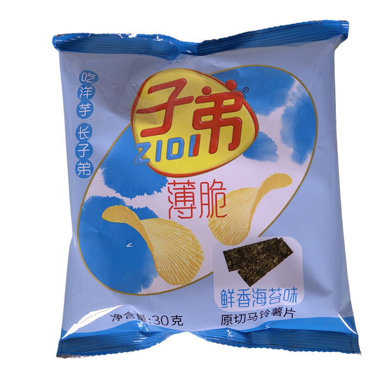 Yunnan specialty children's potato chips spicy potato chips office snacks snack food large package 30g