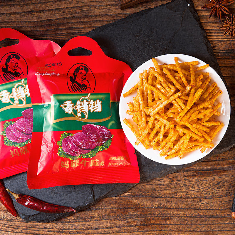 [Lightning Warehouse Exclusive] Childhood Nostalgic Snacks Wholesale 8090 Spicy Strips Mixed Gift Package Full Box of Spicy Snacks