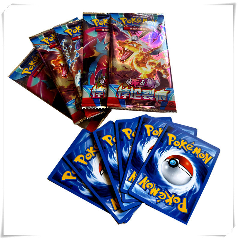 Pocket pop cards, Chinese version of super evolution Pokémon pet monster cards, Pokémon cards