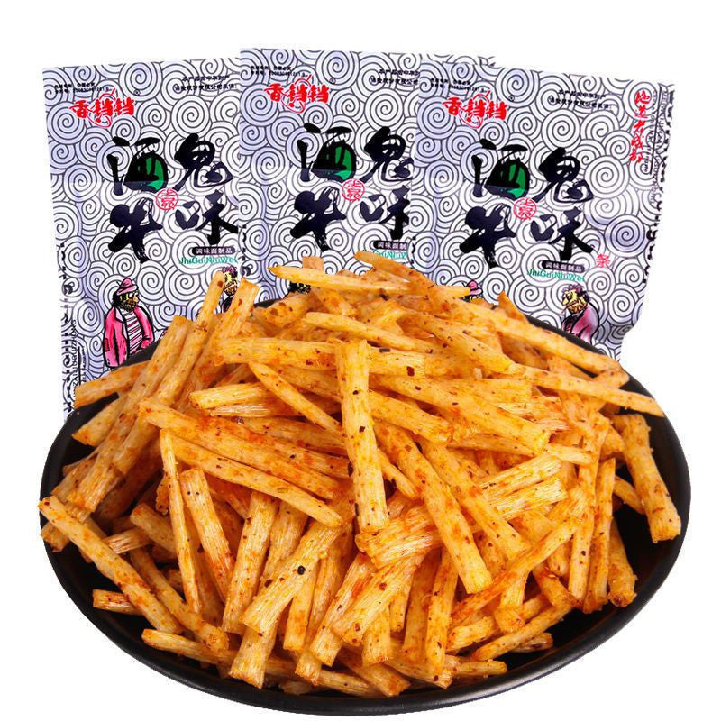 [Lightning Warehouse Exclusive] Childhood Nostalgic Snacks Wholesale 8090 Spicy Strips Mixed Gift Package Full Box of Spicy Snacks