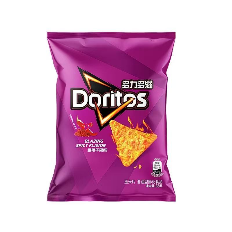doritos Doritos Tortilla Chips 68g Cheese Flavor Barbecue Hot Spicy Cheese Flavor Potato Chips Casual Snack