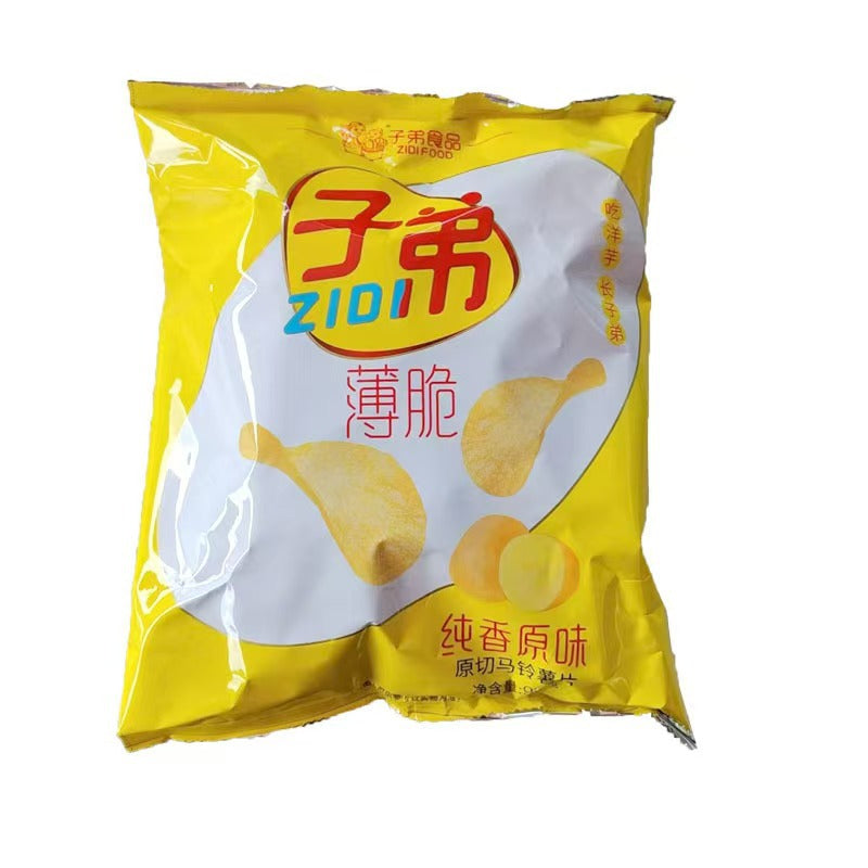 Zidi potato chips, original cut Zidi potato chips, Yunnan specialty puffed snack, spicy snack, snack, potato chips