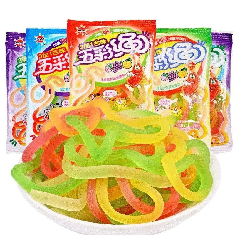 [Lightning Warehouse Exclusive] Childhood Nostalgic Snacks Wholesale 8090 Spicy Strips Mixed Gift Package Full Box of Spicy Snacks