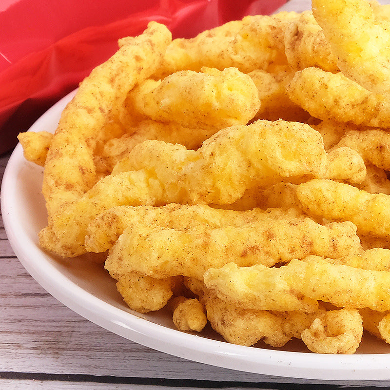 Cheetos corn on the cob, 50g fries, potato chips, corn sticks, pepsi foods, cravings, puffed snacks, nostalgic snacks for children