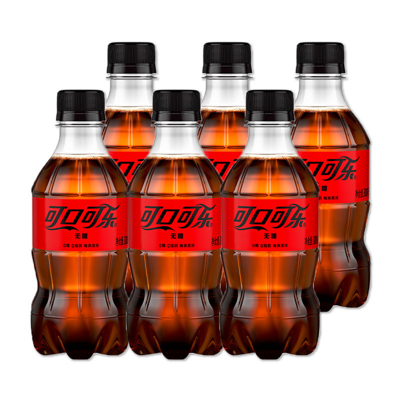 Sprite Iced Black Tea Sugar-Free Cola 300ml*6 bottles Authentic Small Bottle Summer Thirst Quenching Pepsi Fanta