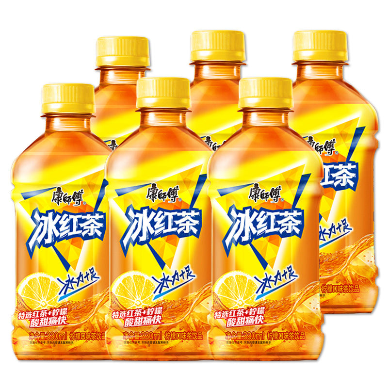 Sprite Iced Black Tea Sugar-Free Cola 300ml*6 bottles Authentic Small Bottle Summer Thirst Quenching Pepsi Fanta