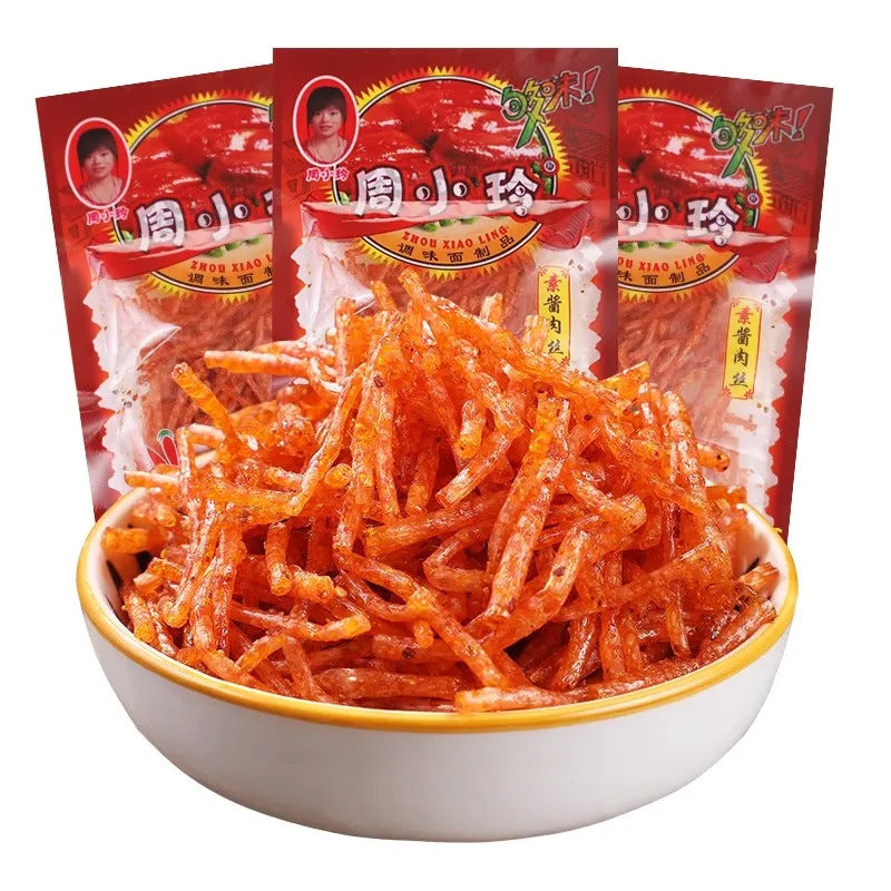 [Lightning Warehouse Exclusive] Childhood Nostalgic Snacks Wholesale 8090 Spicy Strips Mixed Gift Package Full Box of Spicy Snacks
