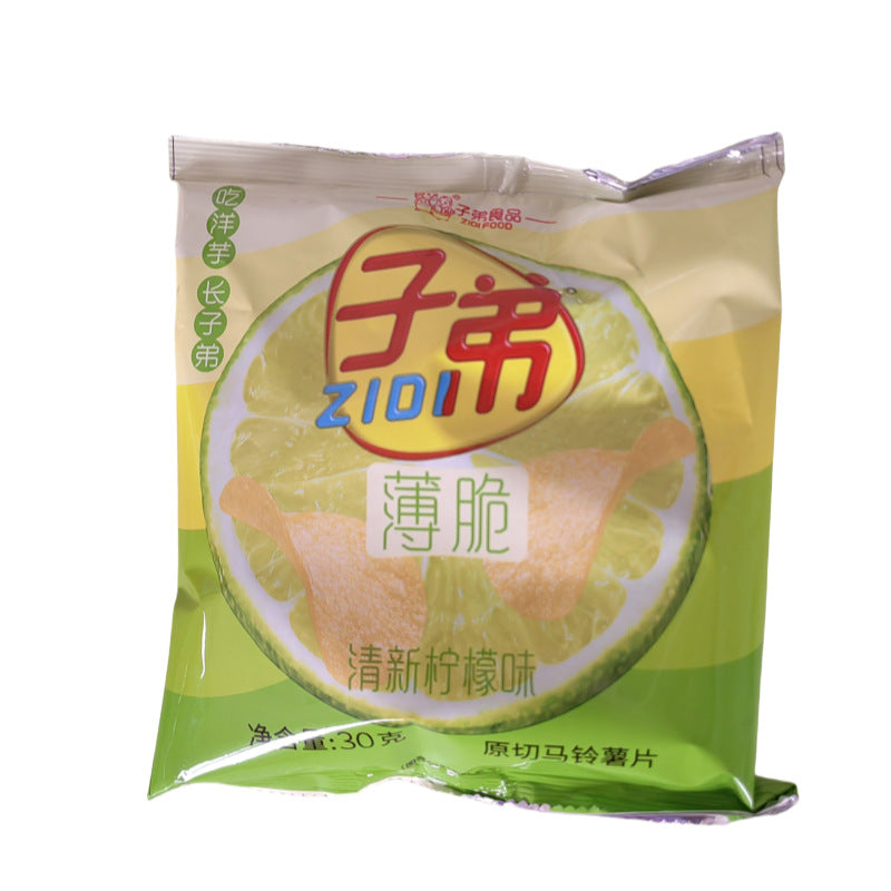 Yunnan specialty children's potato chips spicy potato chips office snacks snack food large package 30g