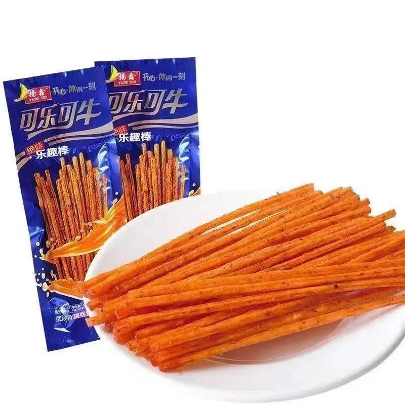 [Lightning Warehouse Exclusive] Childhood Nostalgic Snacks Wholesale 8090 Spicy Strips Mixed Gift Package Full Box of Spicy Snacks