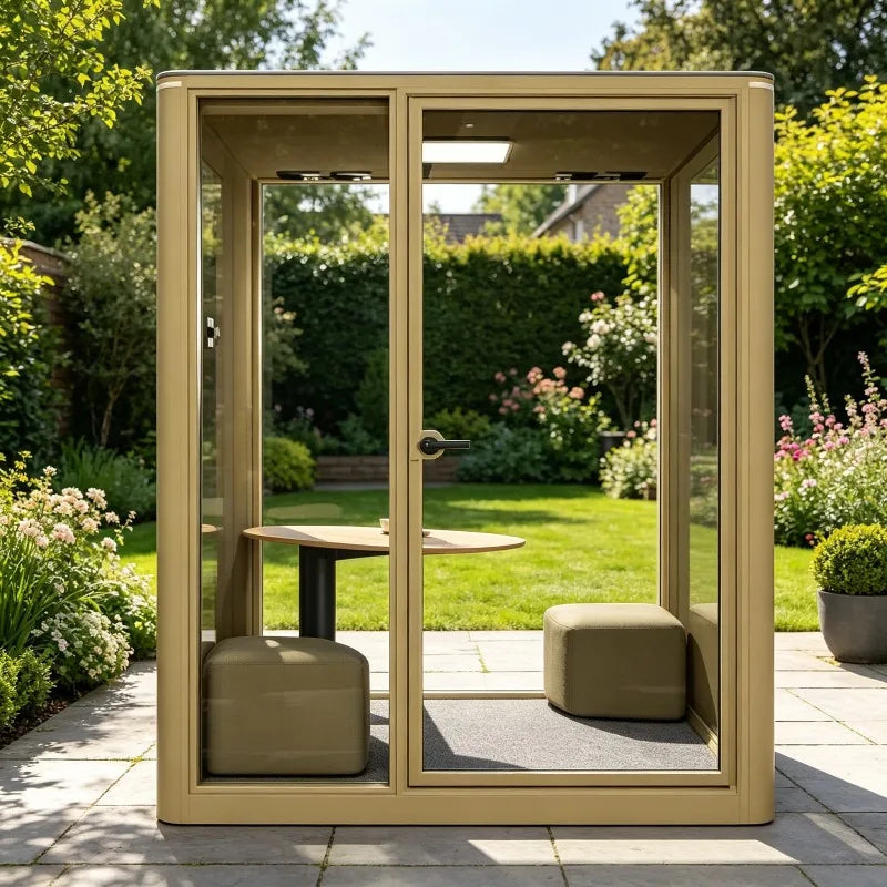 Modular Silent Cabin Customized Movable Sound Insulated Home Office Privacy Booth Acoustic Pod