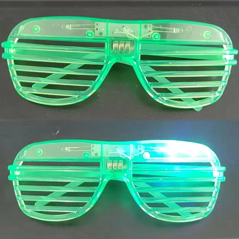 5-50 PCS 3 Modes LED Glasses Glow In The Dark Party Neon Luminous Glasses  Birthday Wedding LED Party Supplies