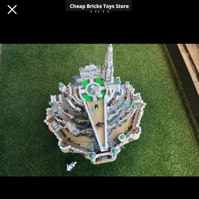 Educational 2026 Assembly 8278pcs DIY  Building Blocks Suitable The City Capital Minas Tirith Model Gifts for Adults Toys A