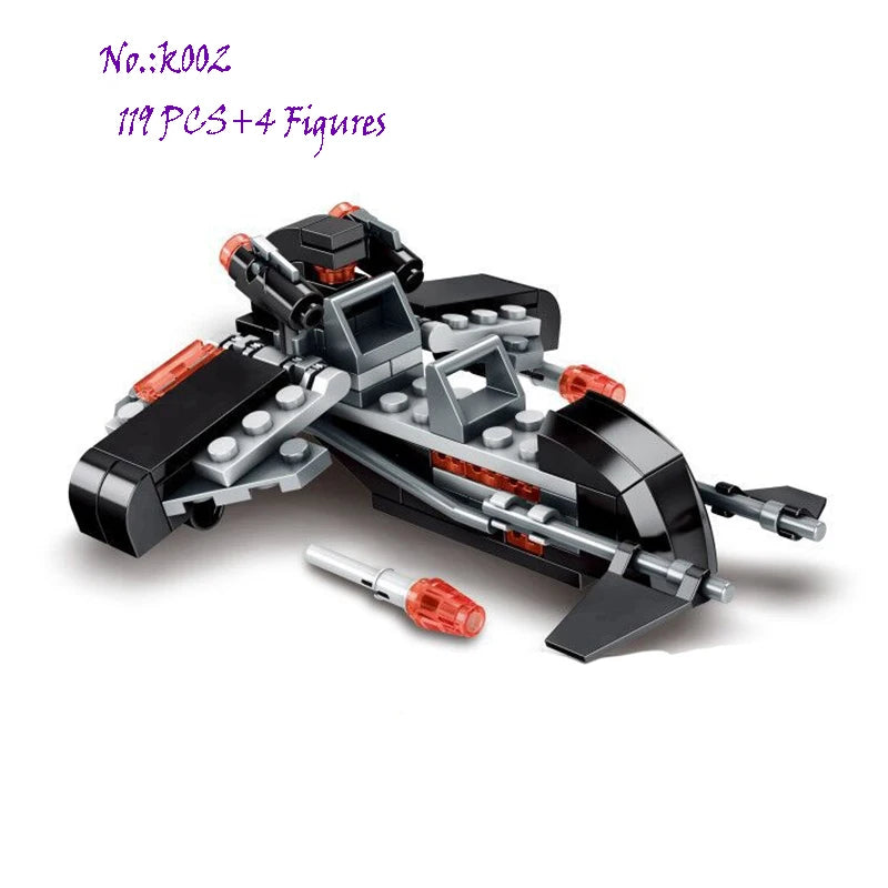 X Fighter MOC Building Blocks Kit Bricks Classic Creative Assembling Educational Kids Toys Boys For Children Gift
