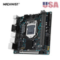 MACHINIST H97 STRONG ITX Motherboard LGA 1150 Support Core I7/i5/i3/E3 CPU DDR3 RAM NVME M.2 VGA/HDMI/DP/COM WIFI M.2