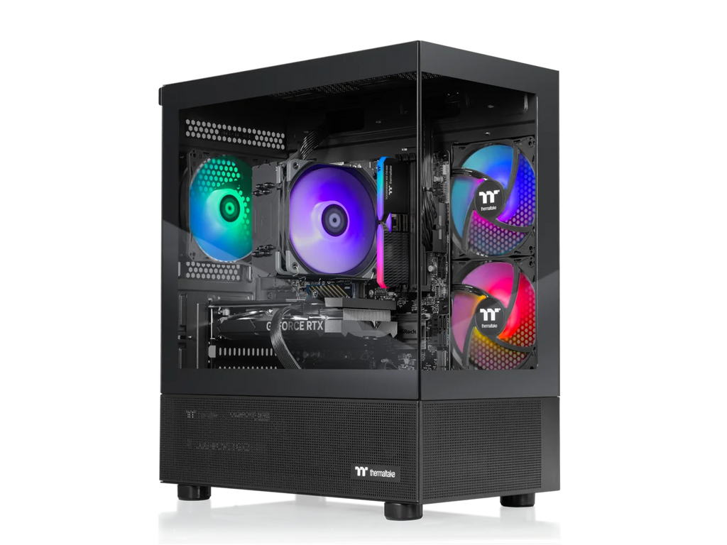Thermaltake LCGS NE i1460-V170B Gaming Desktop (Intel Core i5-14600K, ToughRam 16GB DDR5 6000MT/s RGB Memory, NVIDIA GeForce RTX 5060, 1TB NVMe M.2, WiFi, Windows 11) N17B-B760-560-LCS