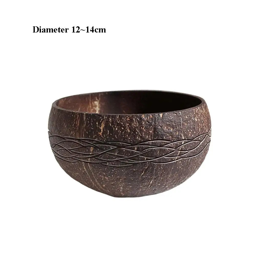High Quality Handmade Natural Coconut Bowl Geometric Shape 10 Styles Drinking Cup Kitchen Tableware For Acoustic Folk Guitar