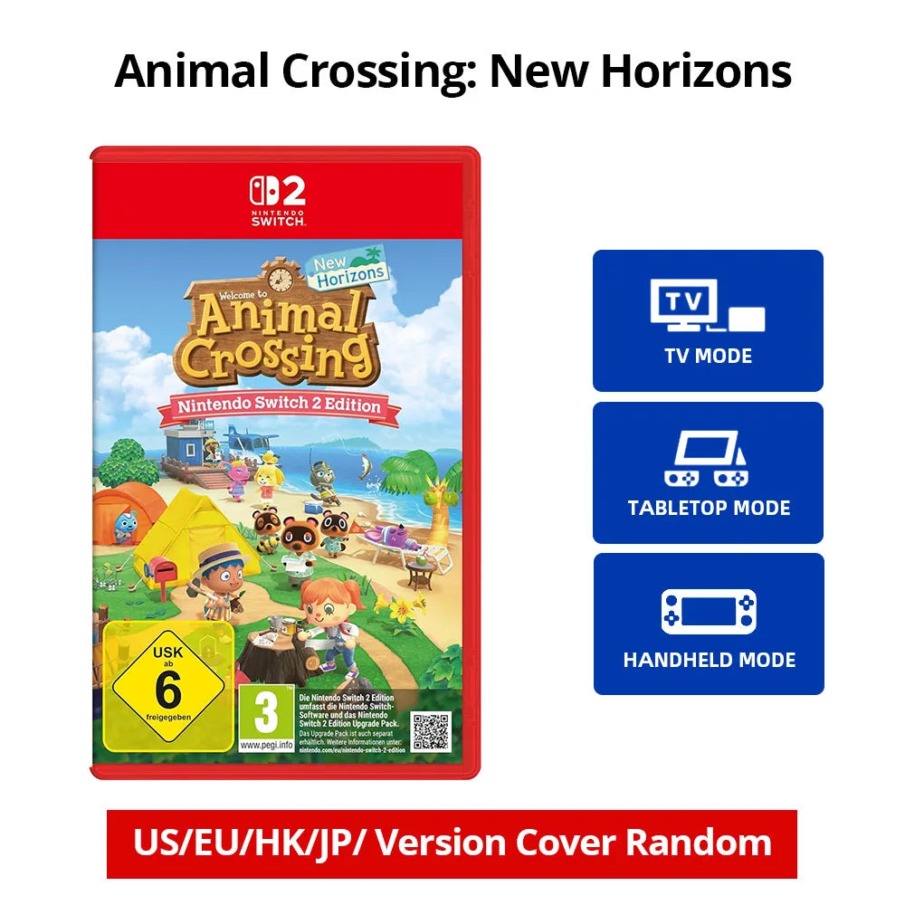 Nintendo Switch 2 Game  - Animal Crossing™ New Horizons - Games Physical Cartridge for Switch 2