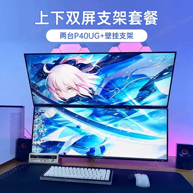 40-Inch 4K UHD Dual Screen Monitor - Ultra-Wide Split Display for Multitasking, Productivity, and Immersive Gaming