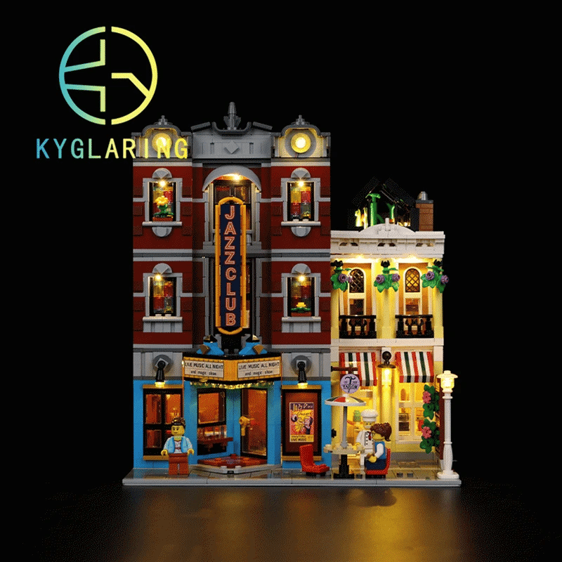 Kyglaring LED Kit For 10312 Jazz Club Lighting Set DIY Toys  (Not Included Building Blocks)